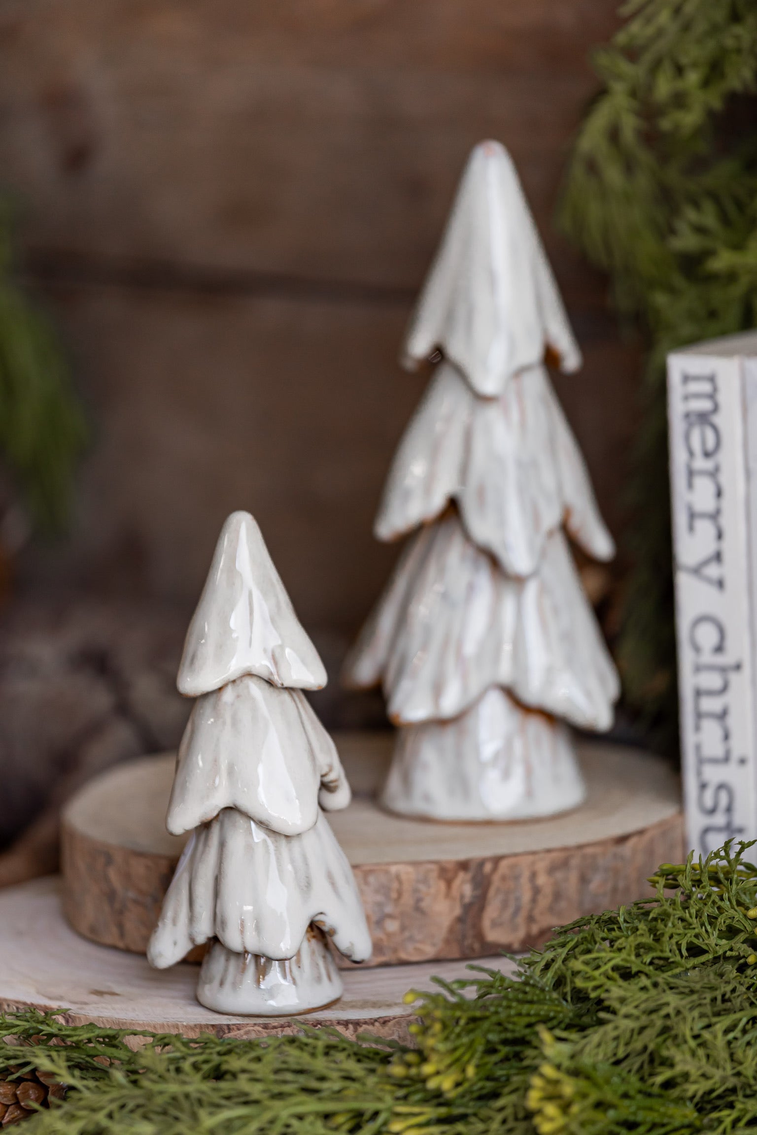 Glazed Stoneware Tree Creative Co-Op