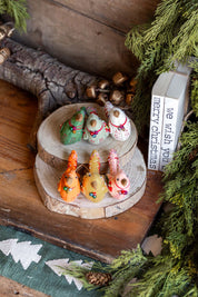 Handmade Wool Bird Ornament Creative Co-Op