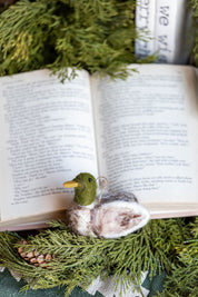 Woodland Wool Ornament Creative Co-Op