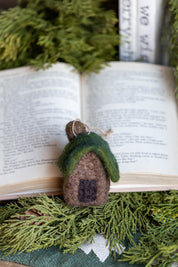 Woodland Wool Ornament Creative Co-Op