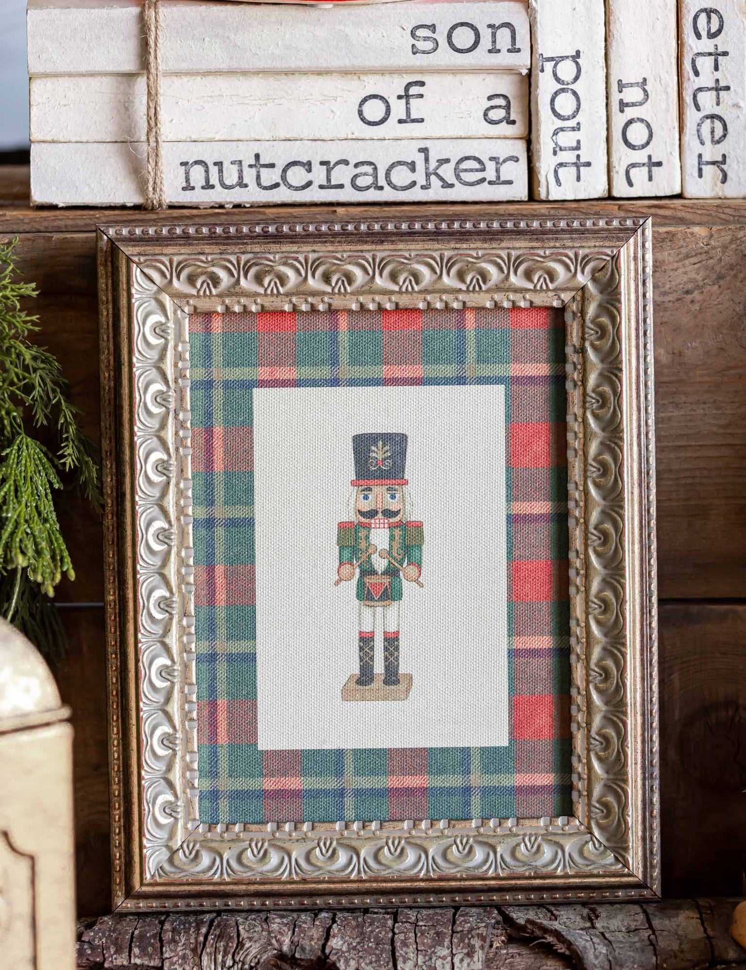 Holiday Nutcracker Framed Art Petal Lane Home