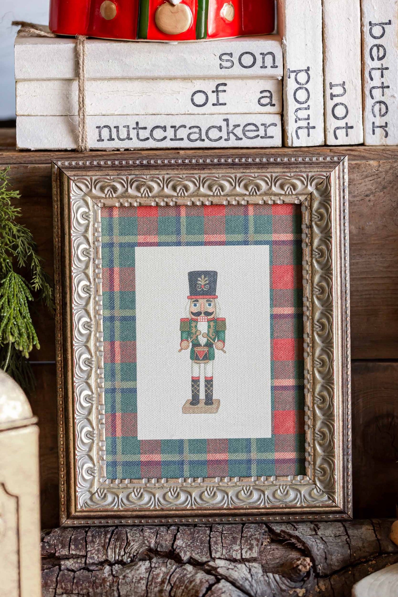Holiday Nutcracker Framed Art Petal Lane Home