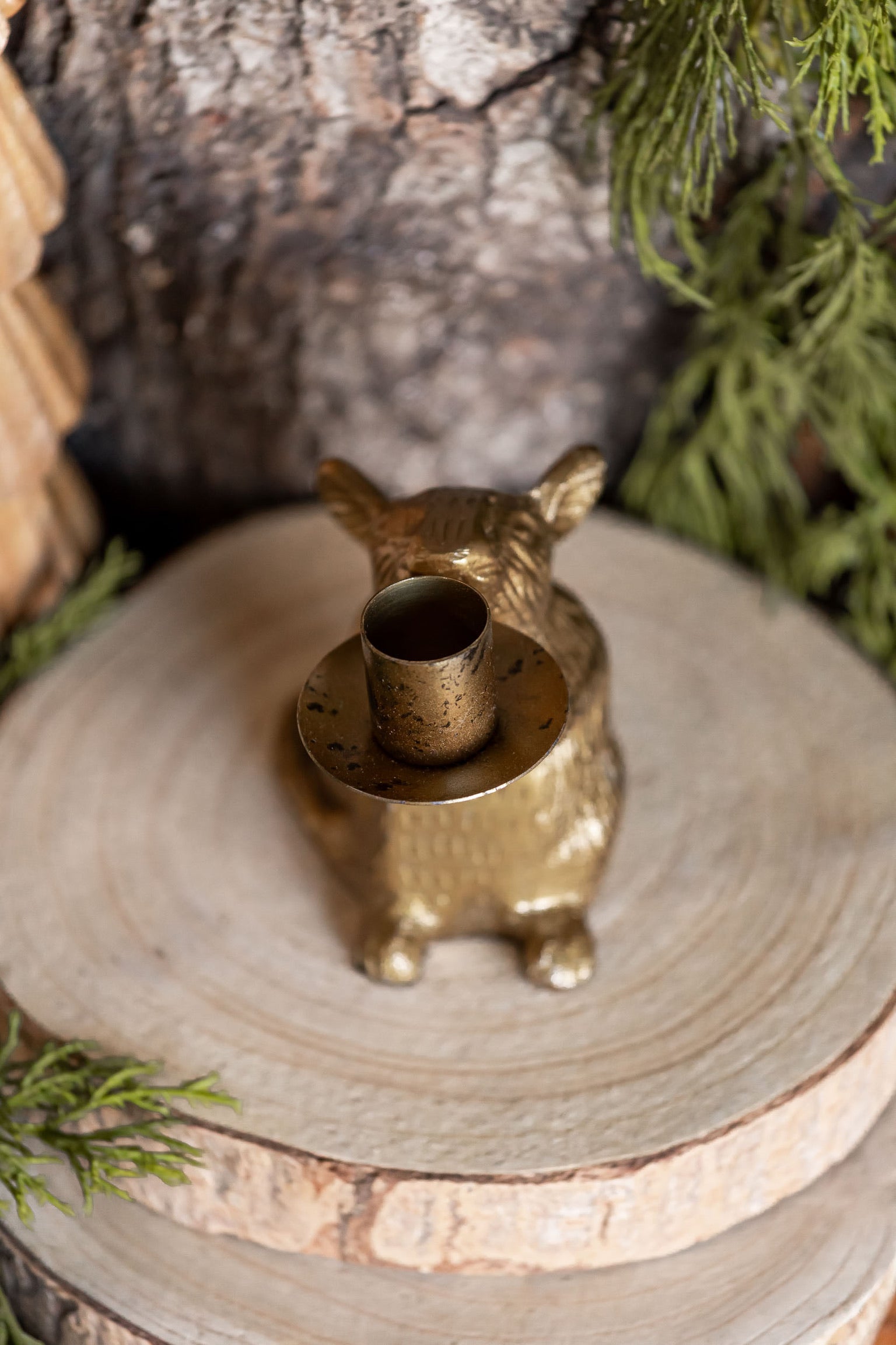 Mouse Candlestick Creative Co-Op