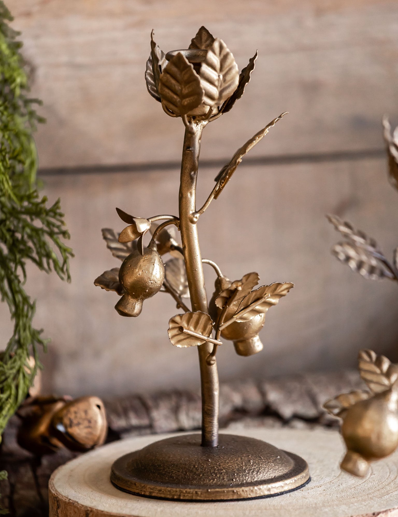 Pomegranate Candlestick Raz Imports
