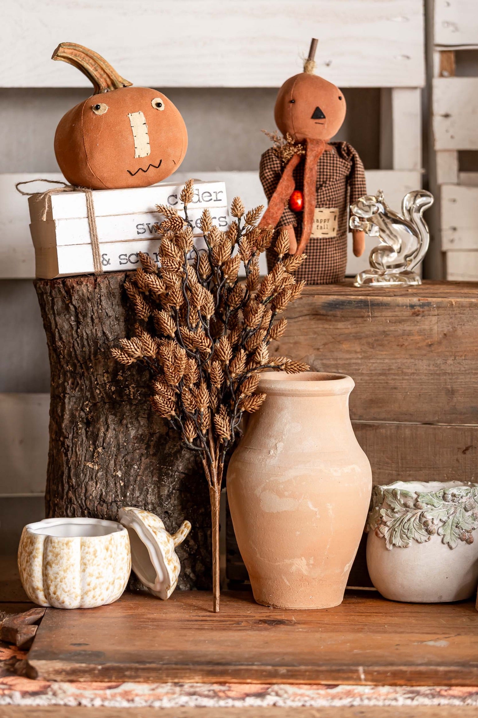 Pinecones Bush Lancaster and Vintage