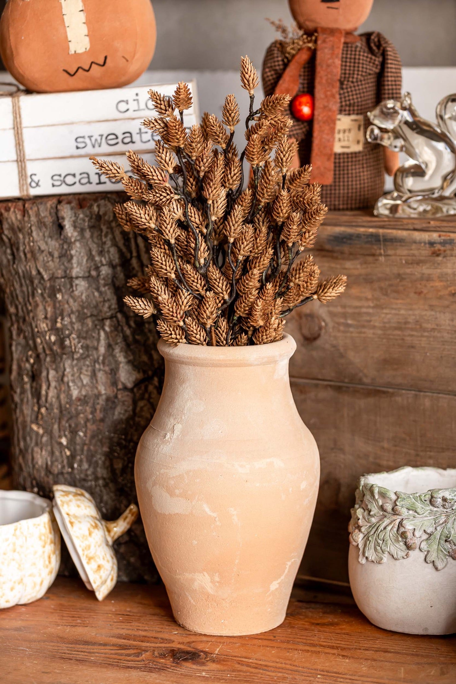 Pinecones Bush Lancaster and Vintage
