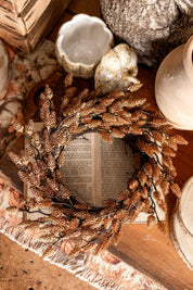 Pinecones Mini Wreath Lancaster and Vintage