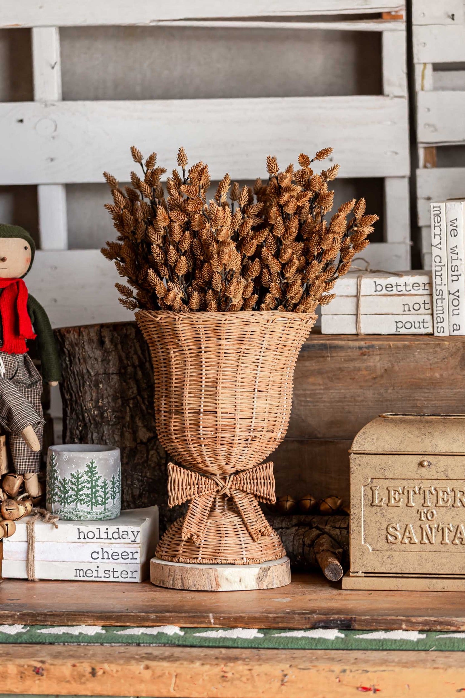 Pinecones Bush Lancaster and Vintage