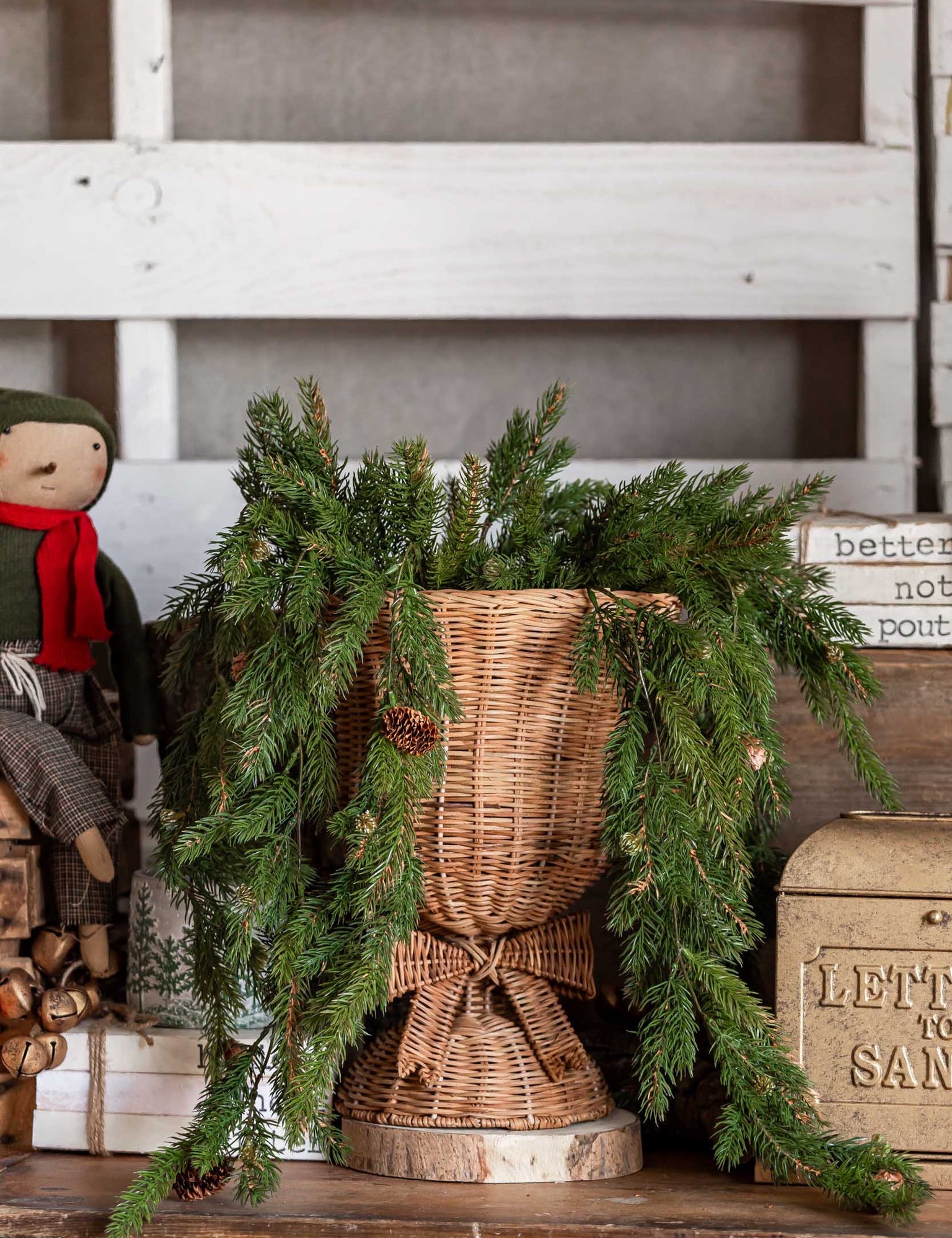 White Spruce Hanging Stem Lancaster and Vintage