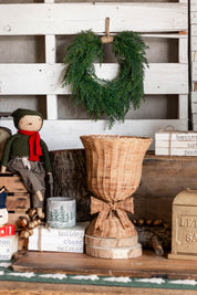 Tonal Cedar Hanging Wreath Lancaster and Vintage