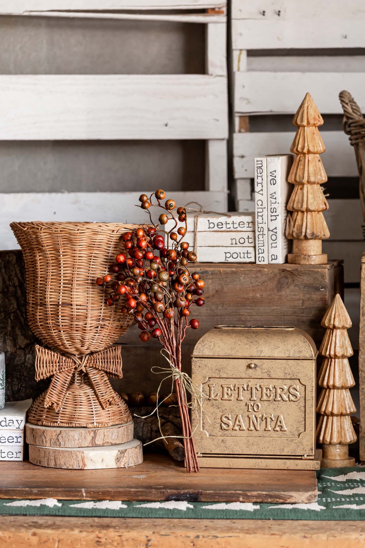 Festive Berry Bush Lancaster and Vintage