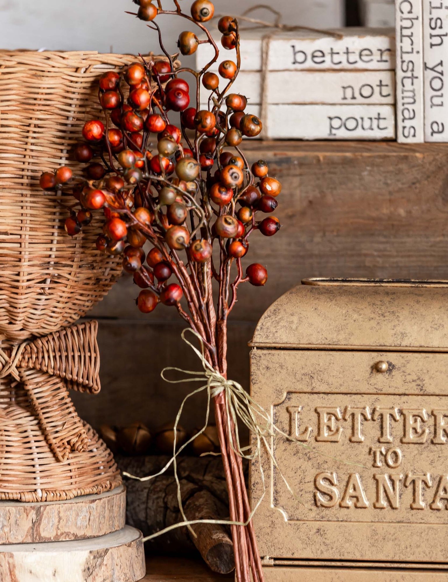 Festive Berry Bush Lancaster and Vintage
