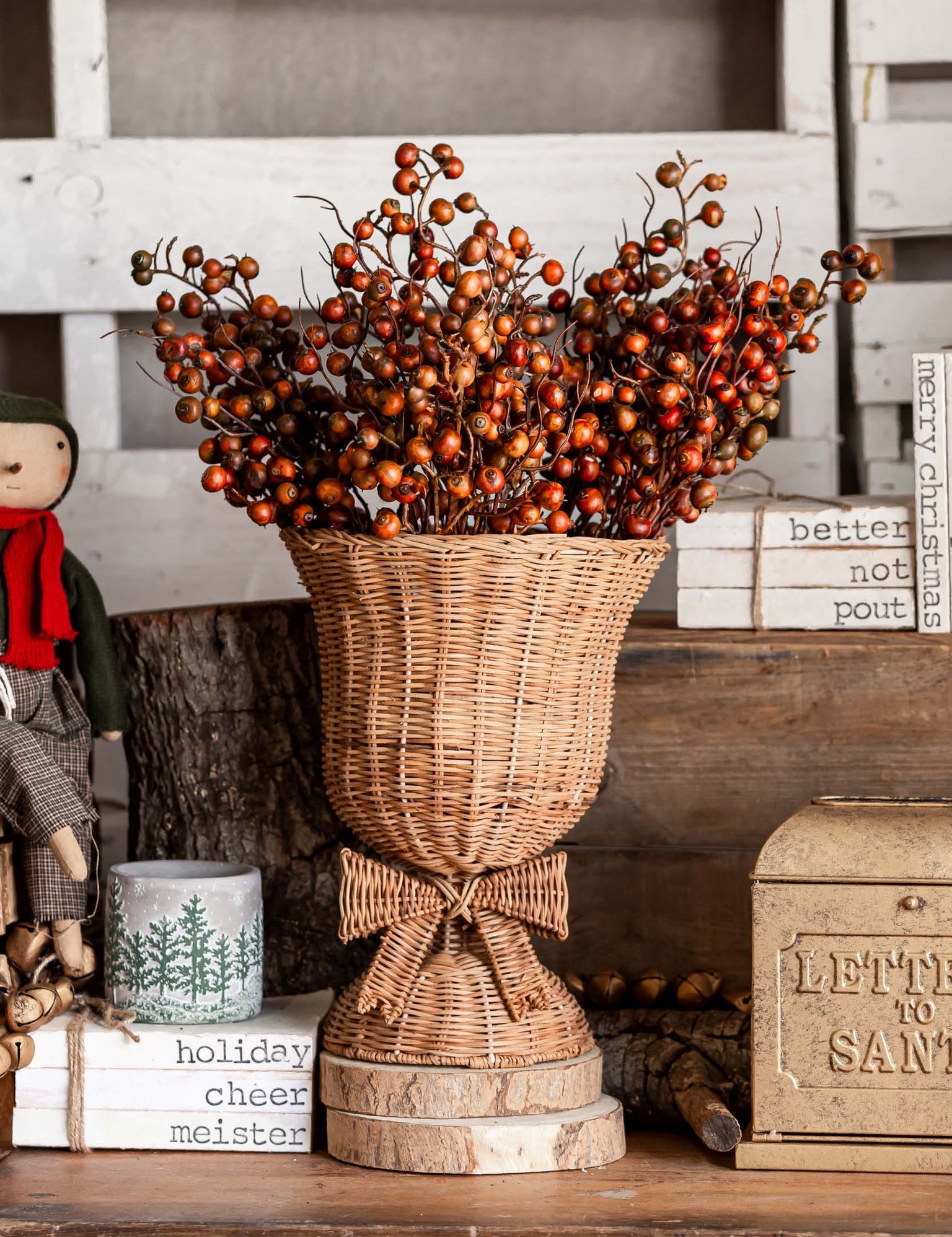 Festive Berry Bush Lancaster and Vintage