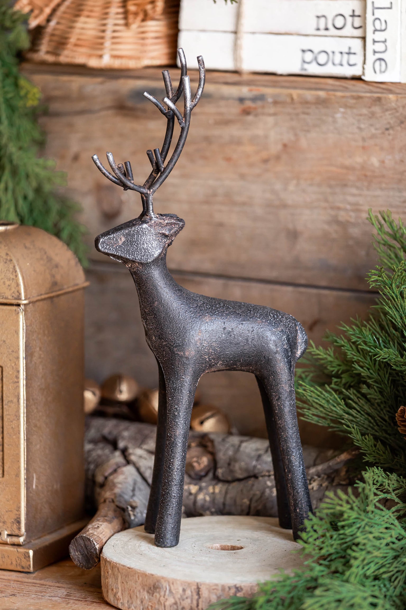 Cast Iron Deer Creative Co-Op