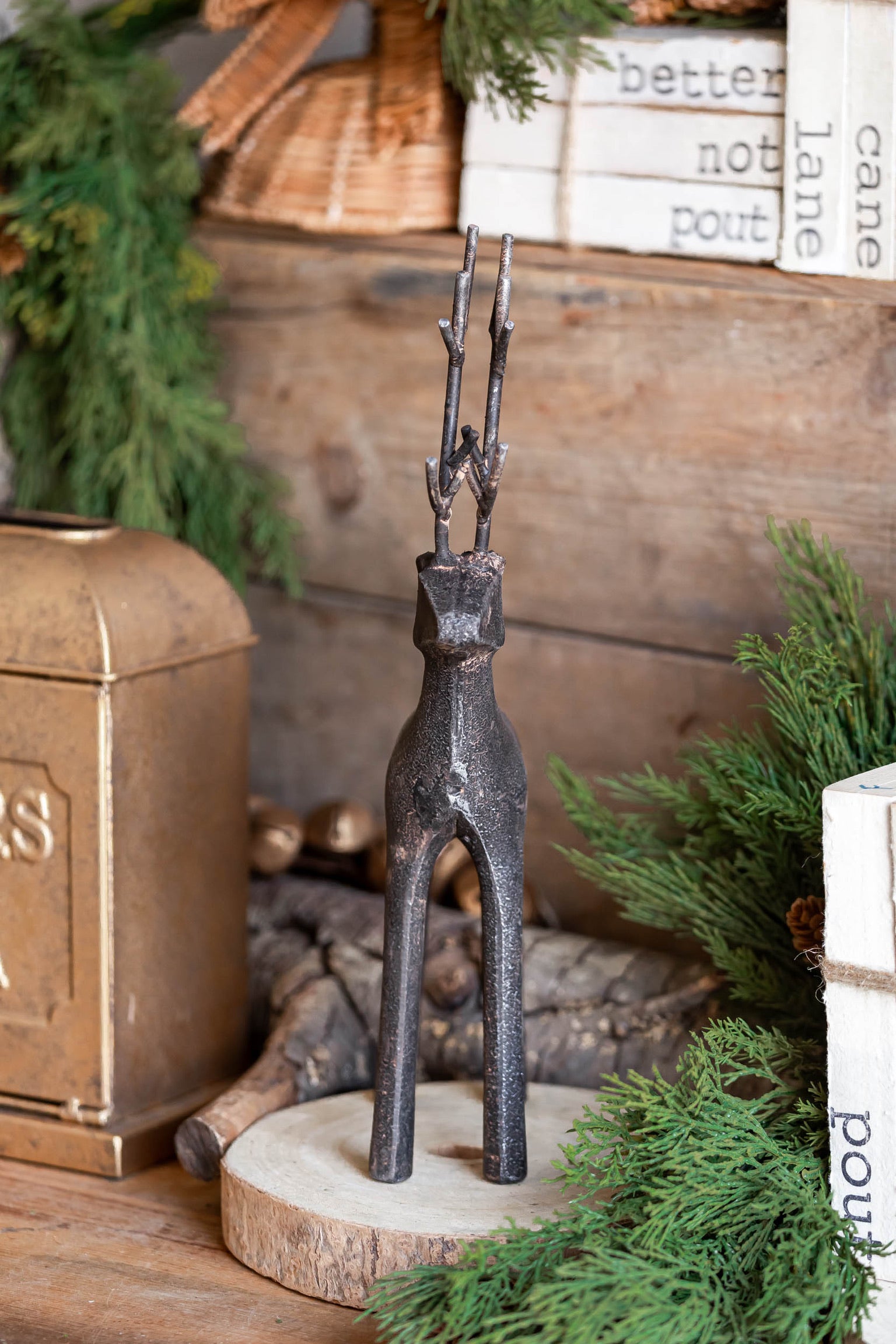 Cast Iron Deer Creative Co-Op