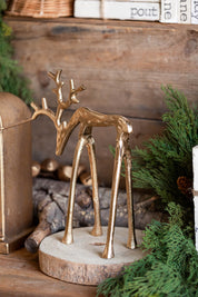 Gilded Reindeer Accent Decor