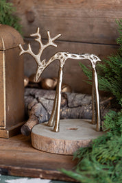 Gilded Reindeer Accent Decor
