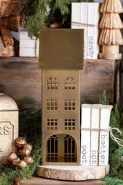 Gilded House (Tall) Accent Decor