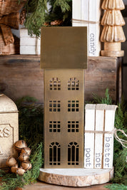 Gilded House (Tall) Accent Decor