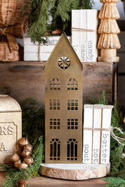 Gilded House (Tall) Accent Decor