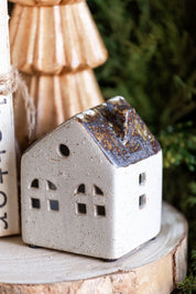 Stoneware Glazed House Creative Co-Op