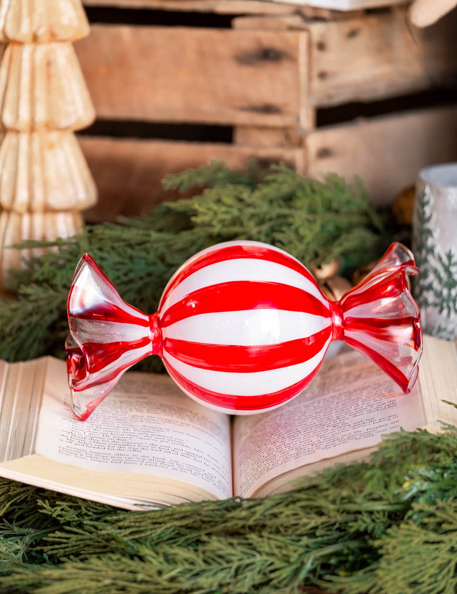 Peppermint Candy Figurine Raz Imports