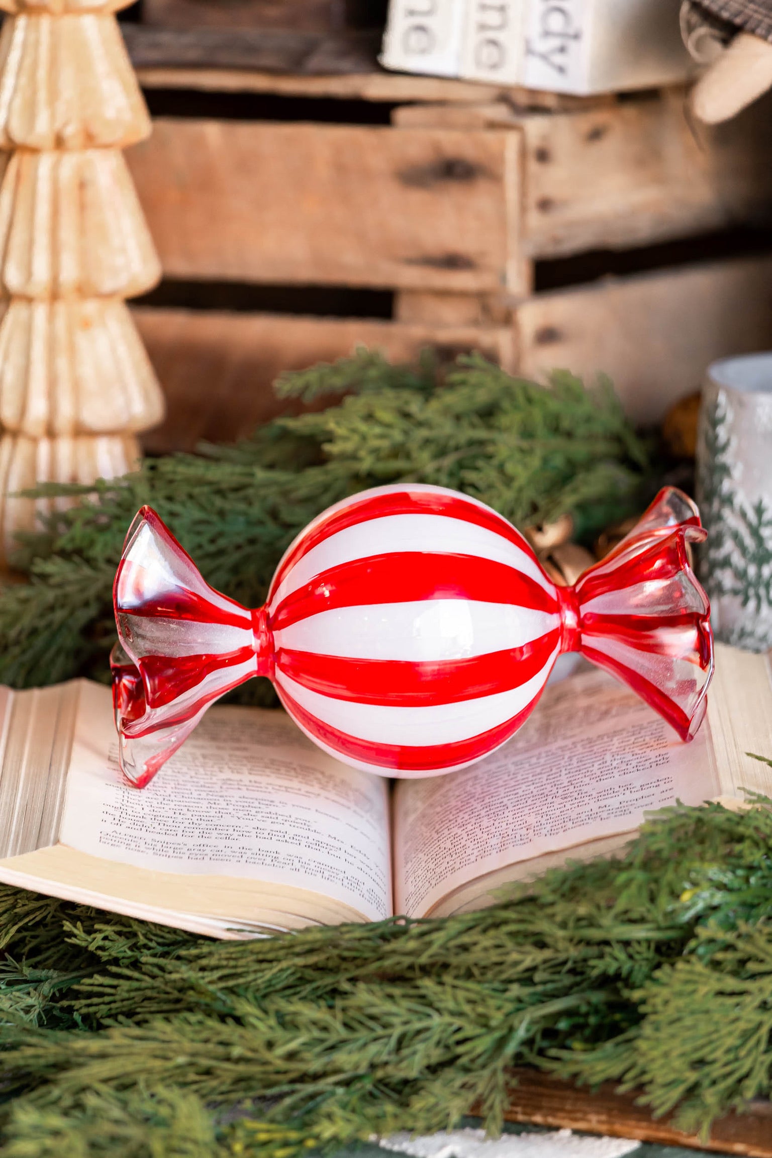 Peppermint Candy Figurine Raz Imports