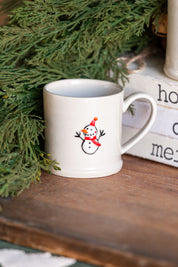 Stoneware Holiday Icon Mug Creative Co-Op