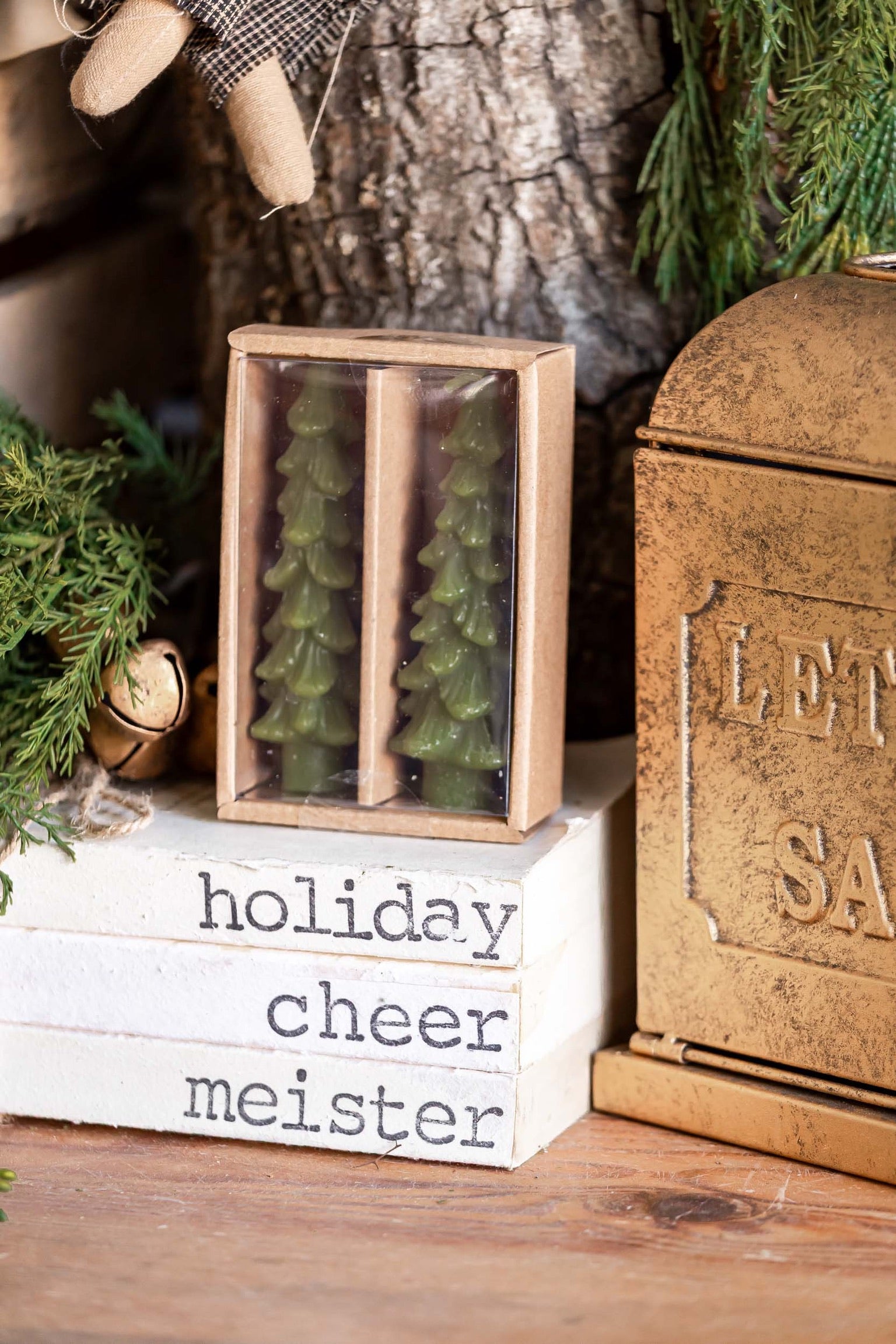 Unscented Tree Taper Candles Creative Co-Op