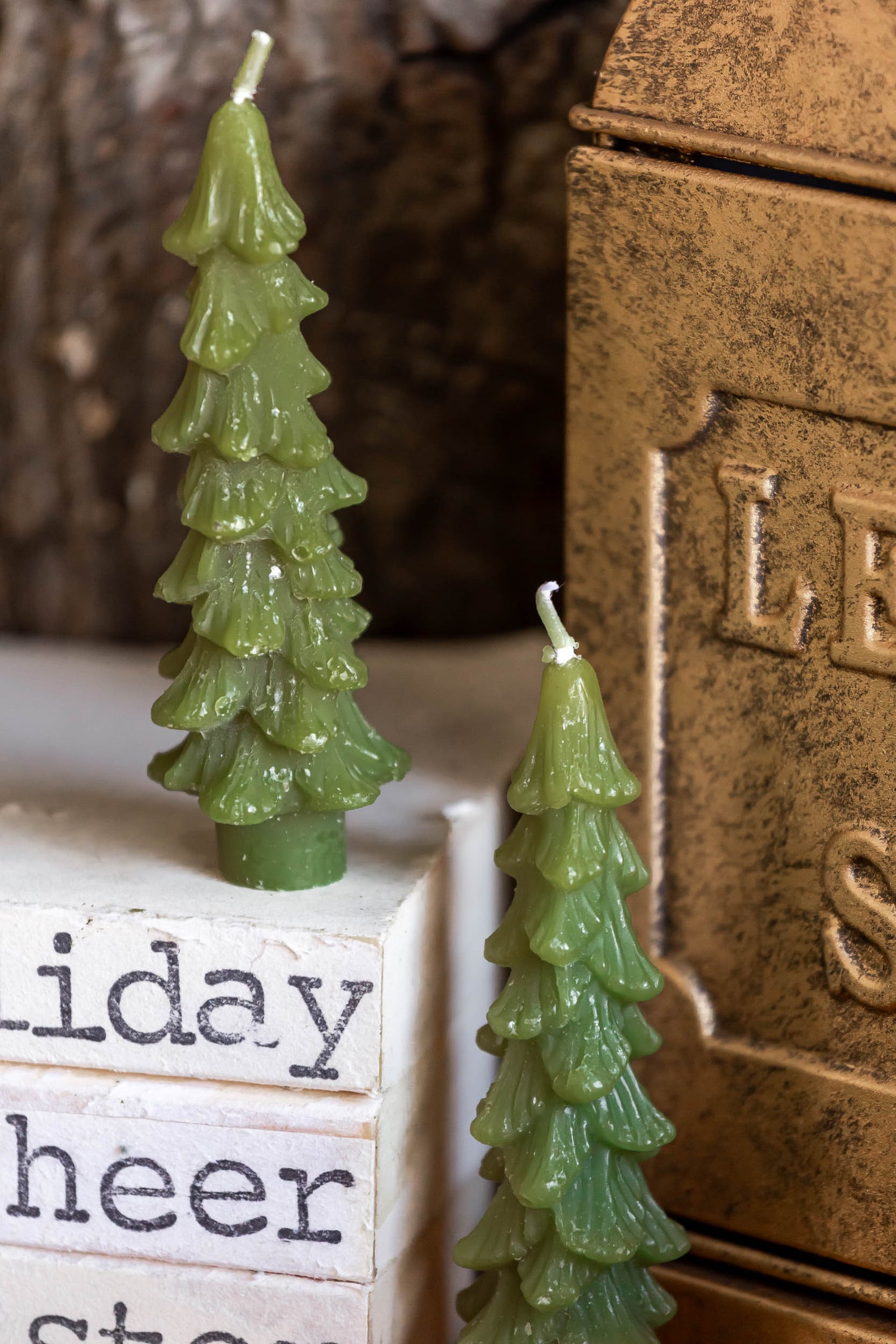Unscented Tree Taper Candles Creative Co-Op