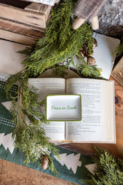 Stoneware Christmas Cheer Dish Creative Co-Op