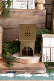 Gilded House (Small) Accent Decor