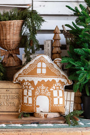 Gingerbread House Pillow Raz Imports