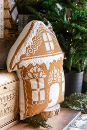 Gingerbread House Pillow Raz Imports