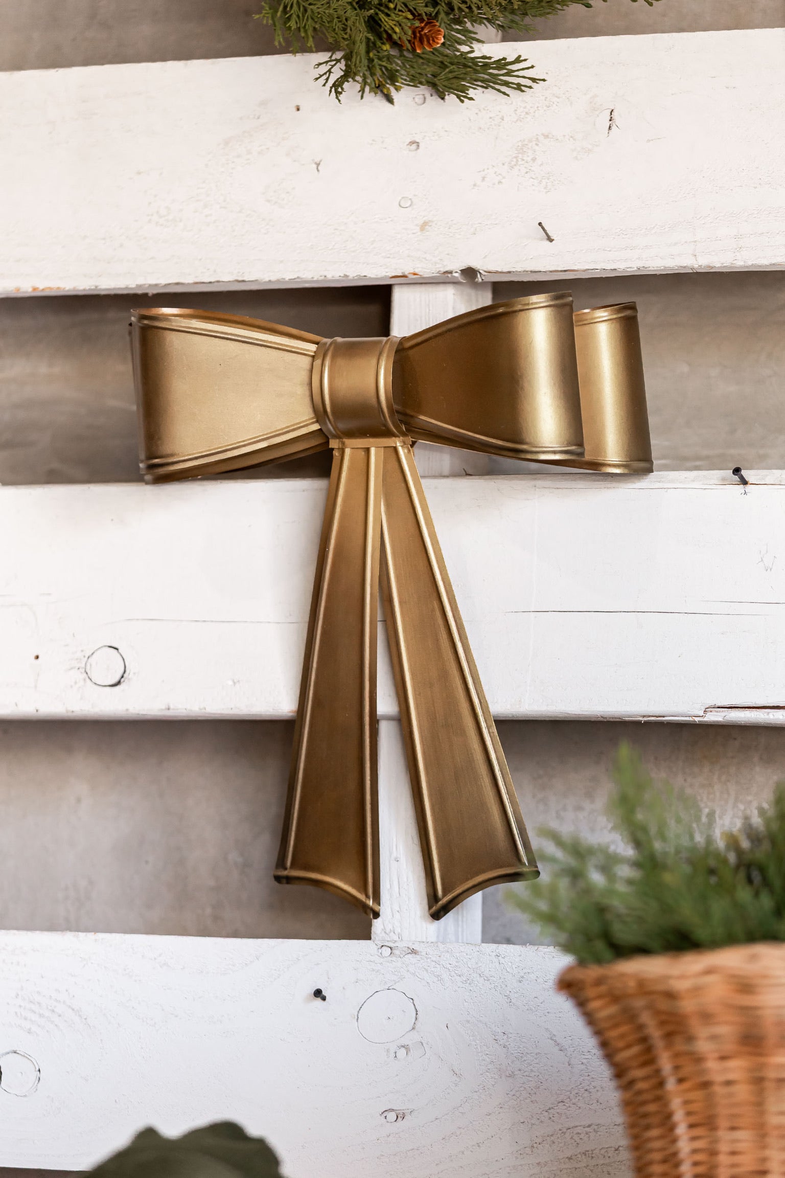 Gold Metal Bow The Little Burlap Barn