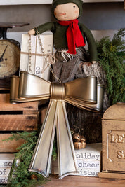 Gold Metal Hanging Bow The Little Burlap Barn