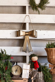 Gold Metal Hanging Bow The Little Burlap Barn