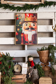 Crowned Nutcracker Canvas Print Raz Imports
