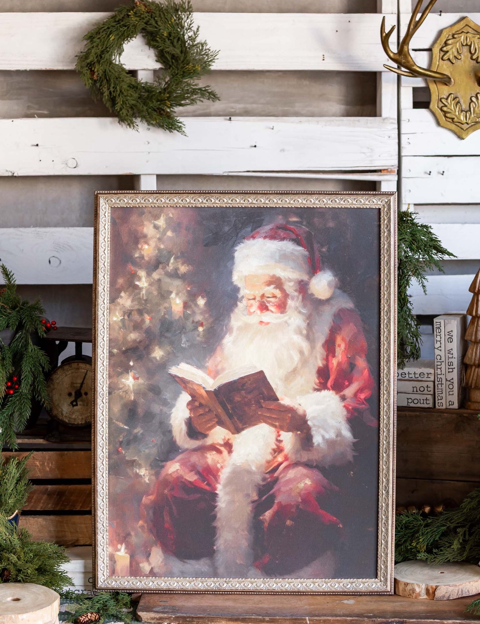 St. Nick Framed Art The Little Burlap Barn