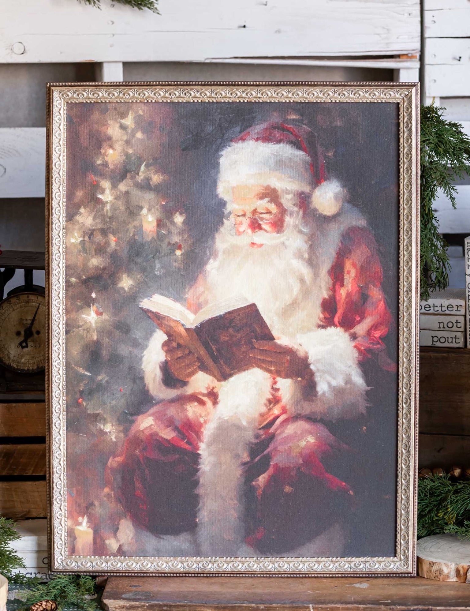 St. Nick Framed Art The Little Burlap Barn