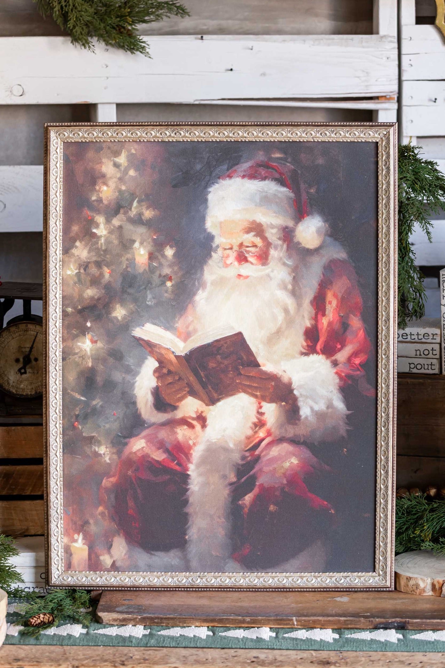 St. Nick Framed Art The Little Burlap Barn