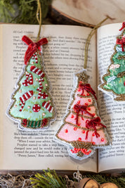 Hand-Made Beaded Christmas Tree Ornament Creative Co-Op