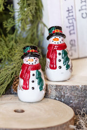 Happy Snowmen S+P Shakers The Little Burlap Barn