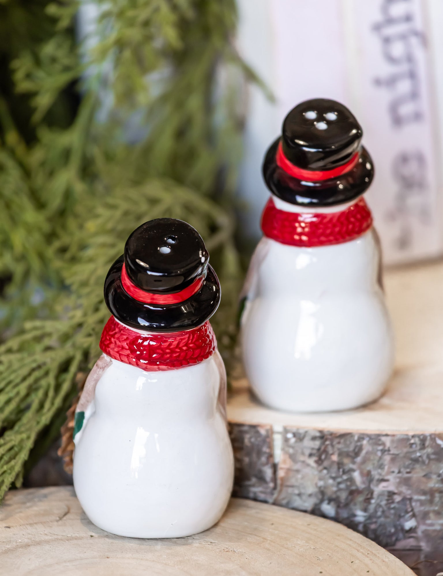 Happy Snowmen S+P Shakers The Little Burlap Barn