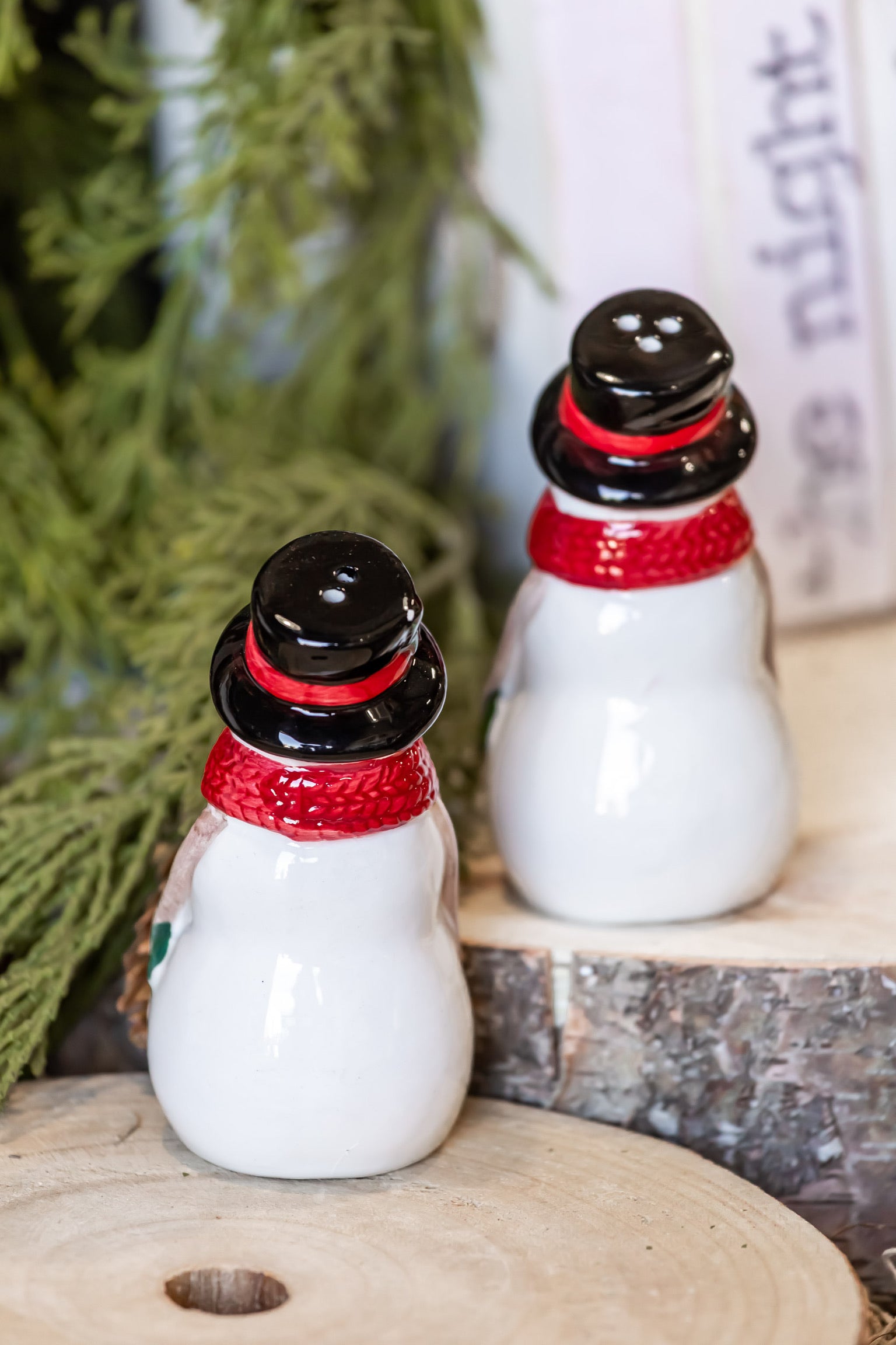 Happy Snowmen S+P Shakers The Little Burlap Barn