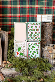 Holiday Book Shaped Vase Creative Co-Op