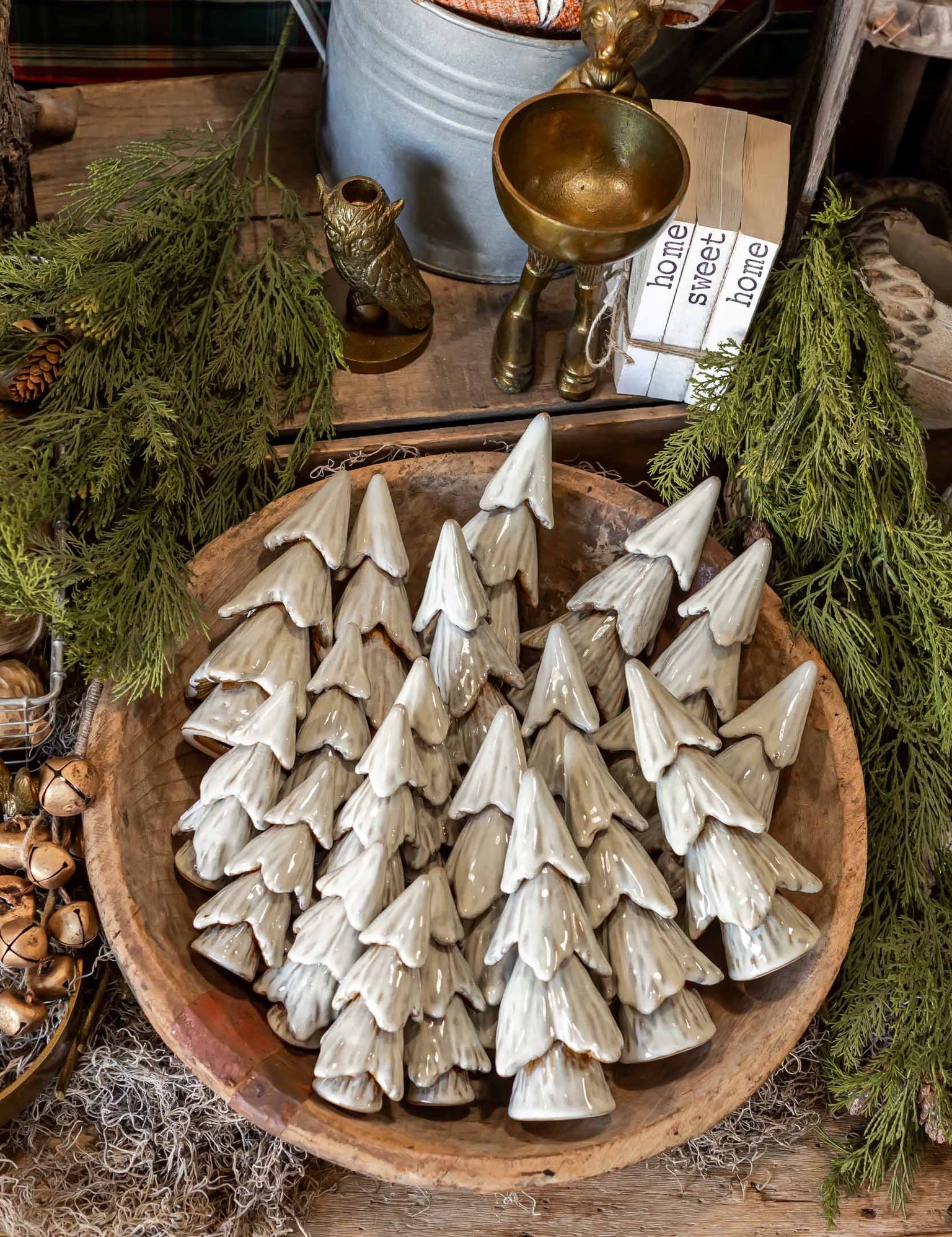 Glazed Stoneware Tree Creative Co-Op