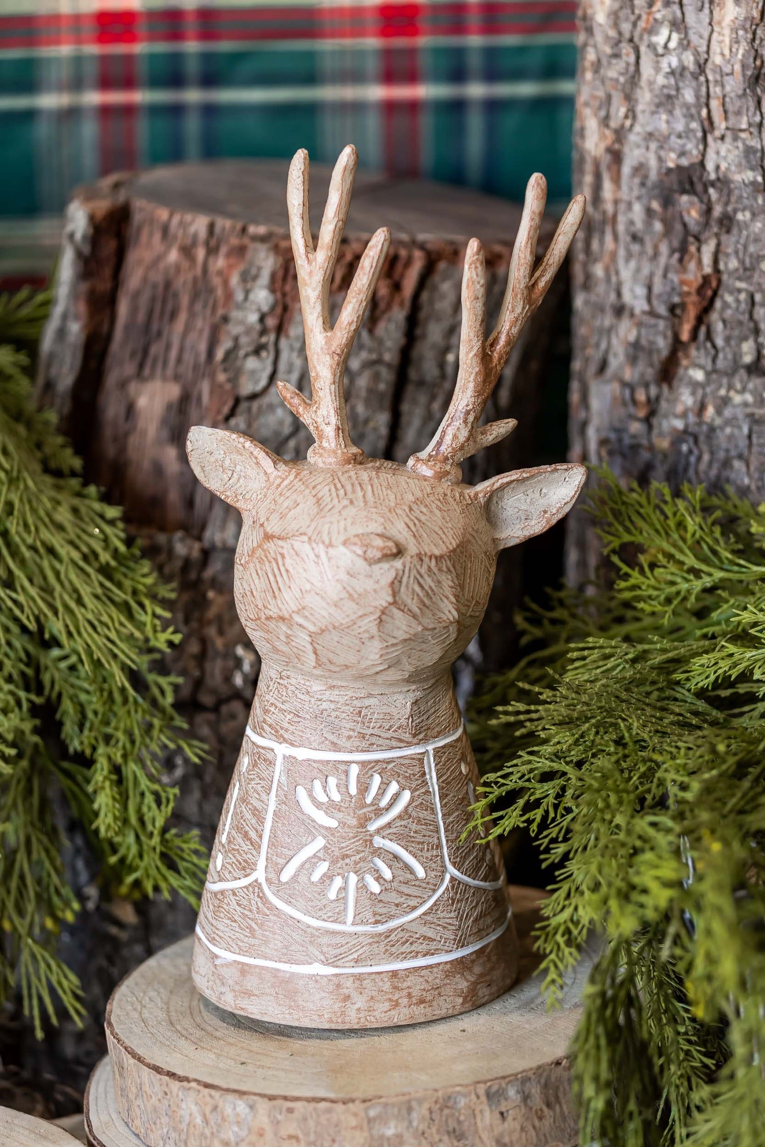 Carved Reindeer Raz Imports