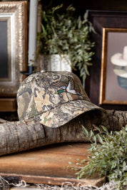 Camo Flying Mallard Embroidered Cap Fashion City