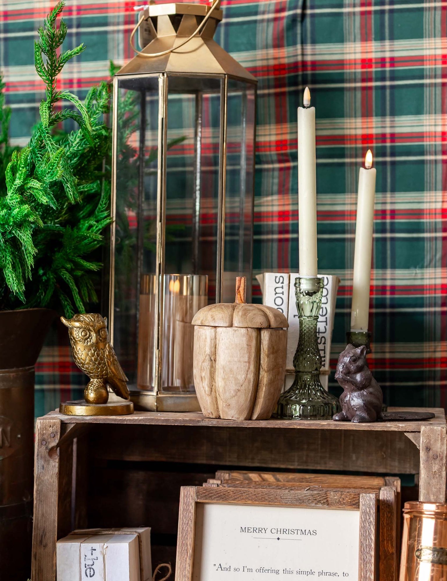 Hand-Carved Mango Wood Acorn Jar Creative Co-Op